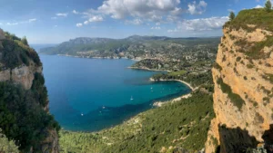 Plage de Cassis dans le sud de la France