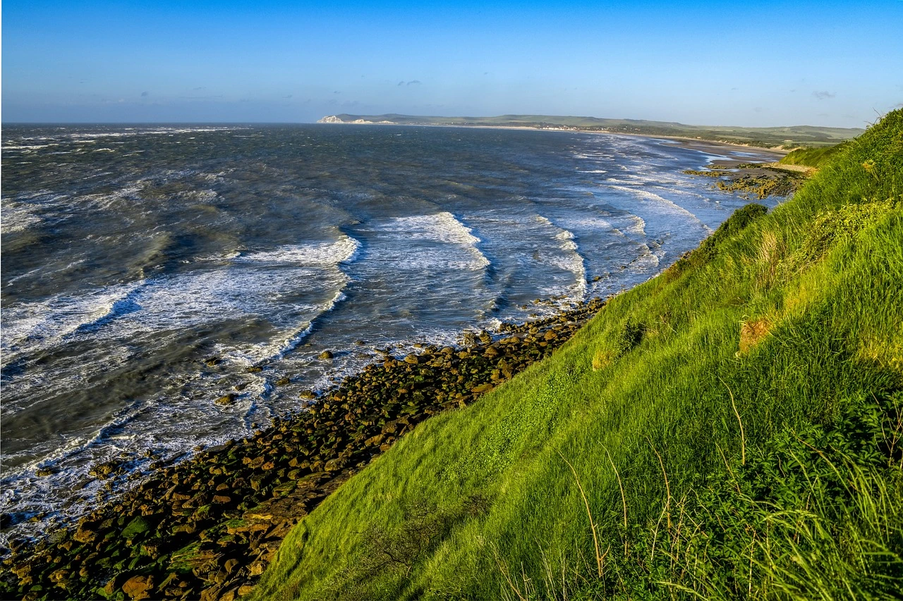 Vue sur une plage Normande