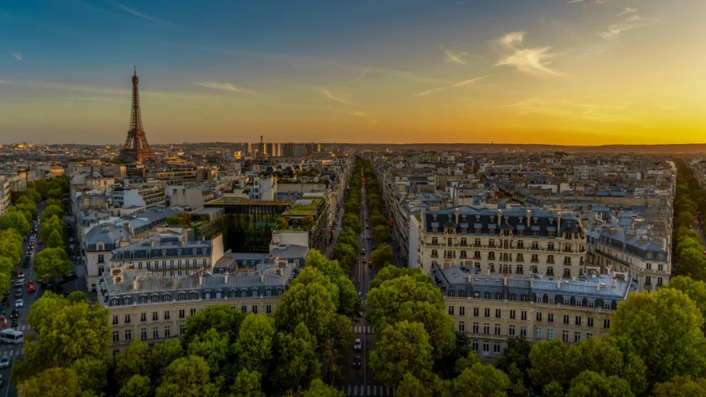Vue sur la Tour Eiffel