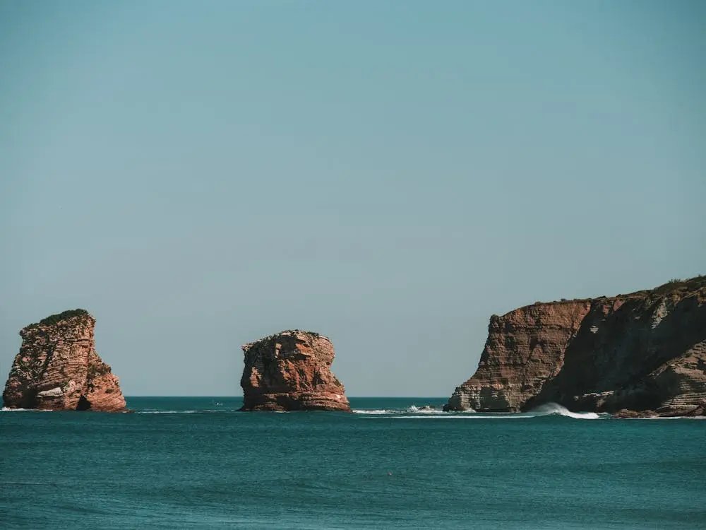 Rochers à Biarritz