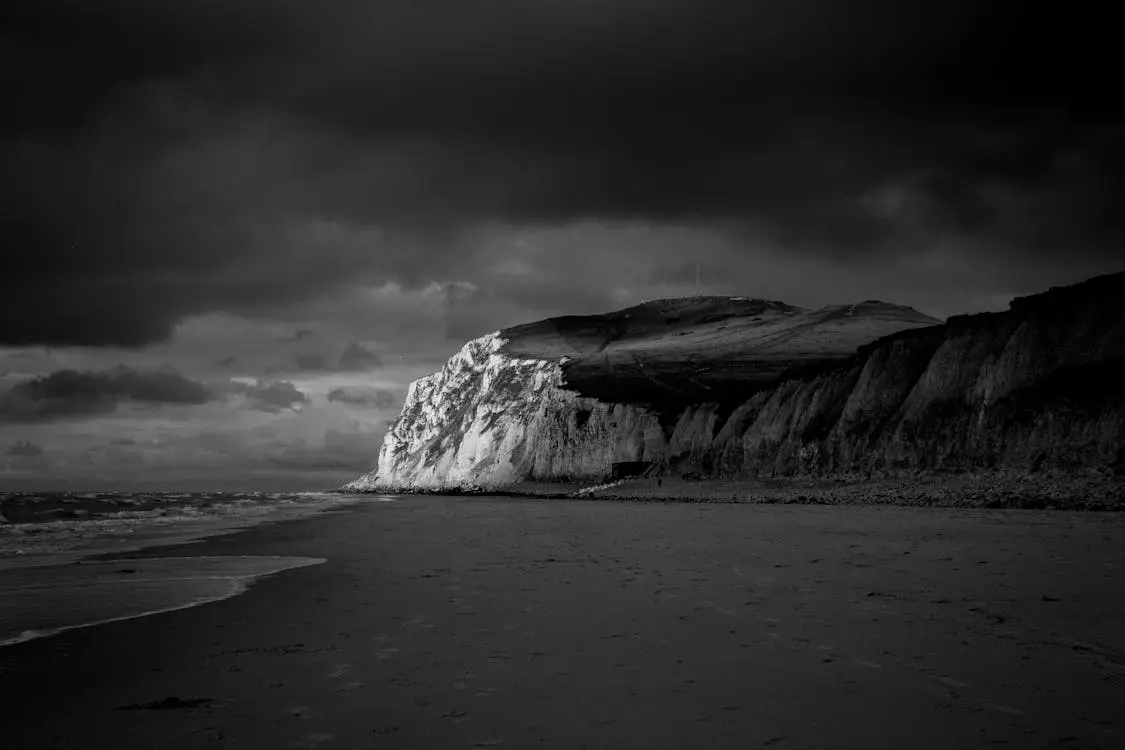 Cap Blanc-Nez sur la CĂŽte d'Opale.