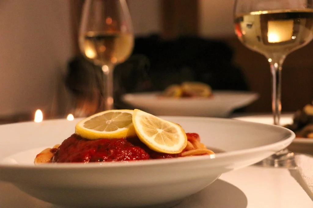 Dîner romantique à Agen.