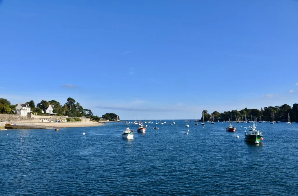 Rivière de l'Odet à Bénodet aux alentours de Concarneau.