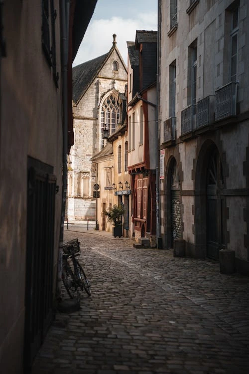 Ruelle pavée à Rennes