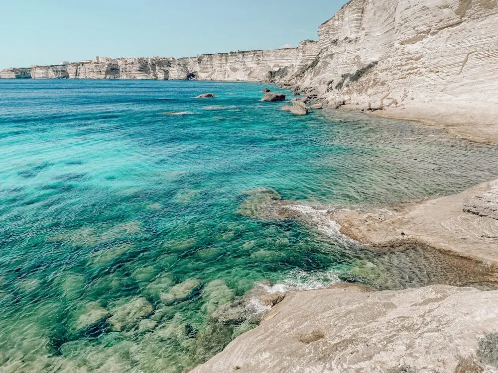 La mer à Bonifacio