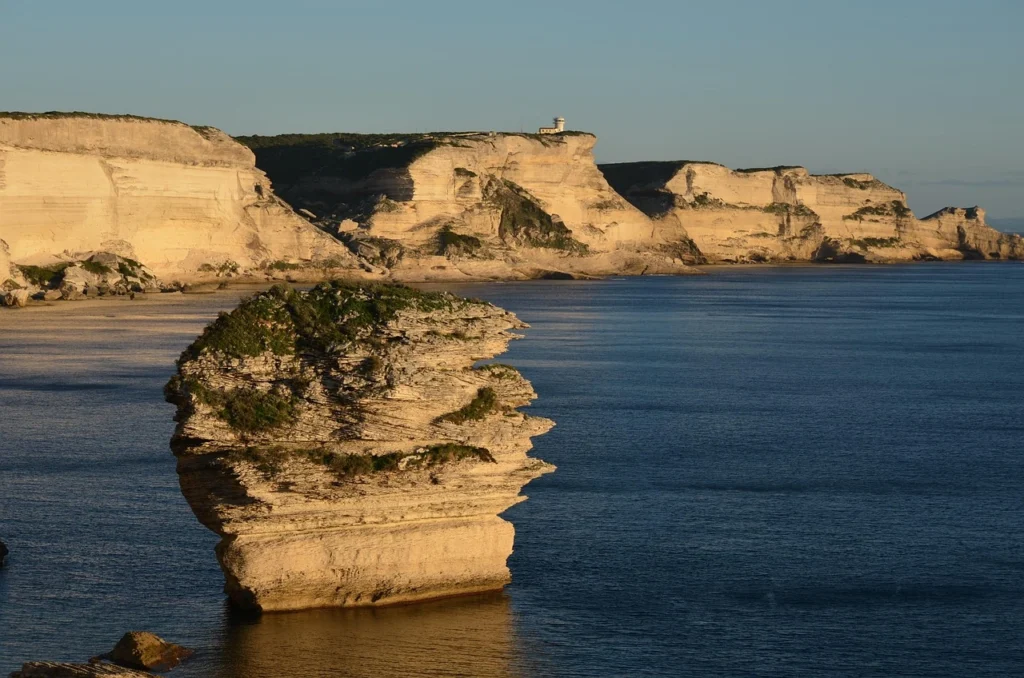 Rocher à Bonifacio.