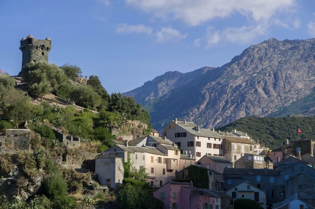 Village de Nonza en Corse