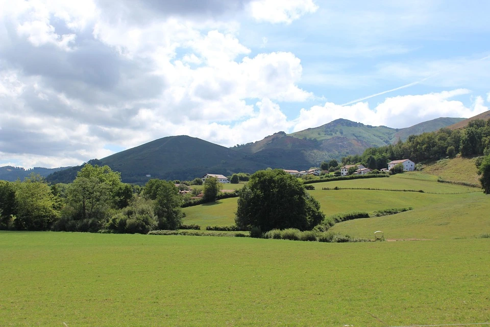 Randonnée à Ascain au Pays basque.