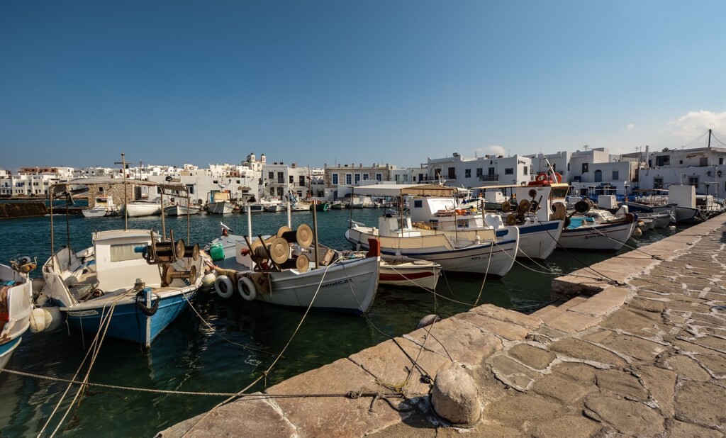Naoussa à Paros en Grèce
