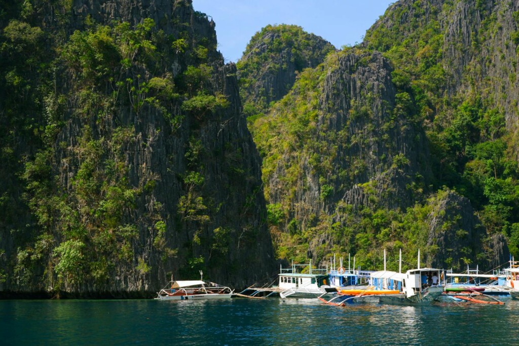 bateaux traditionnels île de Coron
