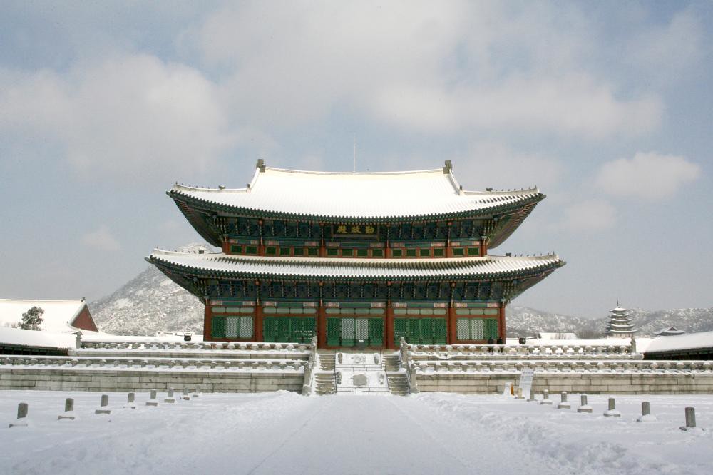 Gyeongbokgung à Séoul en Corée du Sud